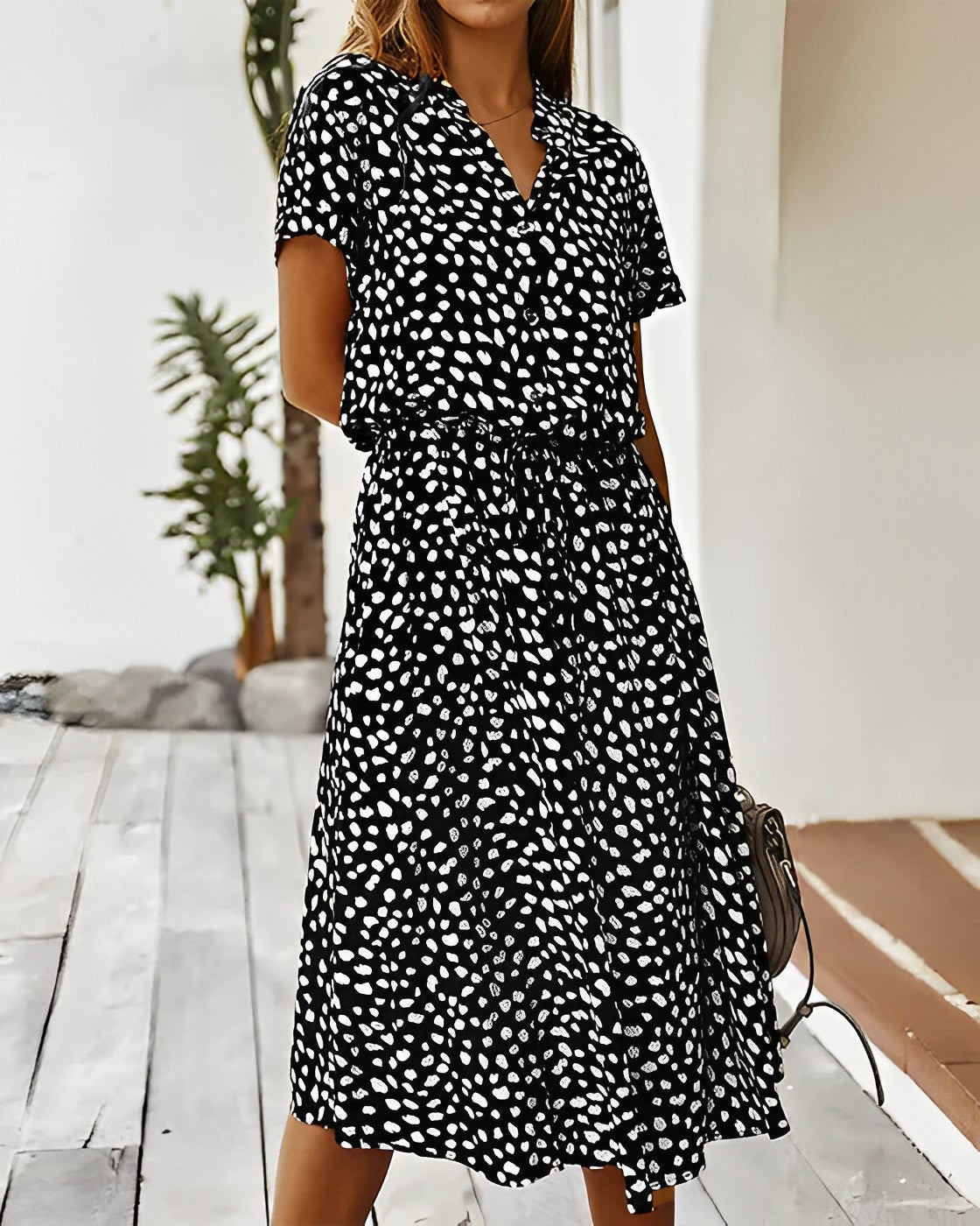 Layla - Colorful dress with print
