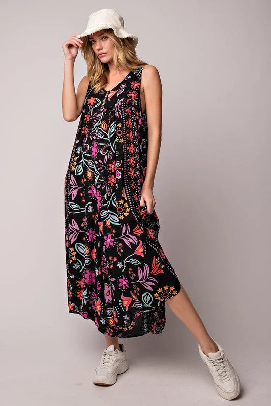 Pauline - Jumpsuit with vintage floral print