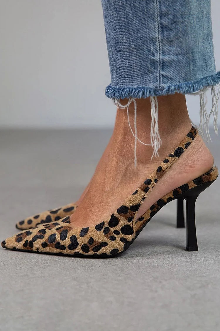 Clara | Leopard Heels
