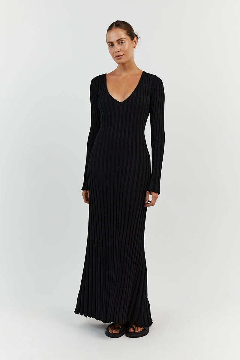 Carilyn - Long Sleeve Midi Dress