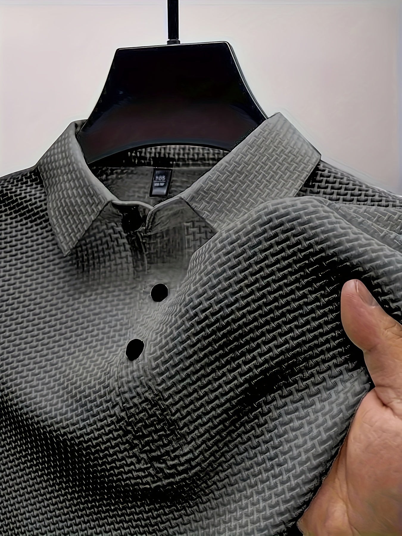 Shirt - Sporty - Jacquard - Short Sleeve - Ideal for Summer Outfits