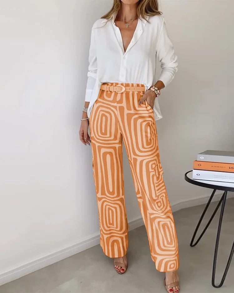 EVELYN | GEO-PRINT TWO-PIECE SET