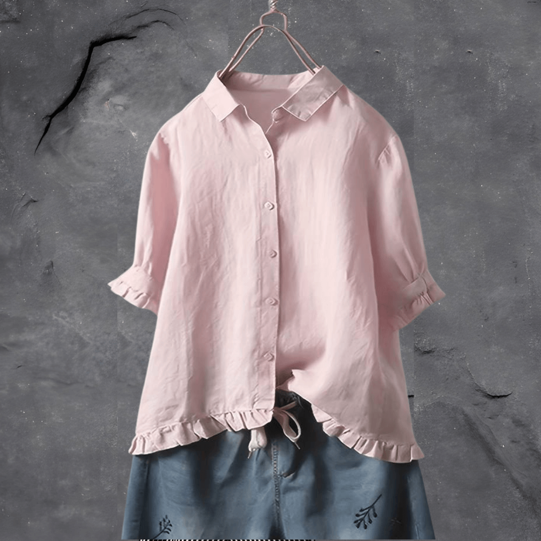 Women's Cotton Blouse for Spring 2025 – Elena