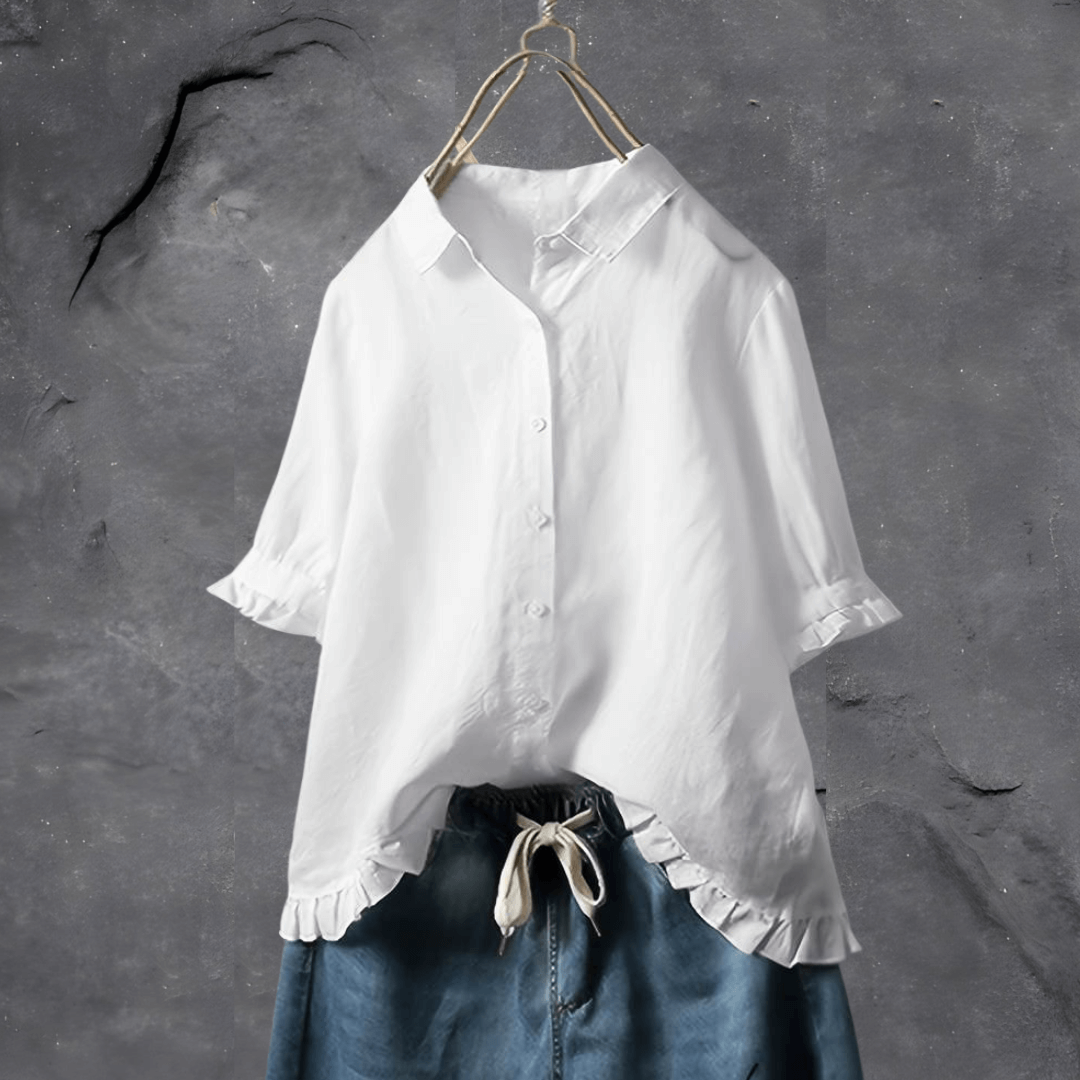 Women's Cotton Blouse for Spring 2025 – Elena