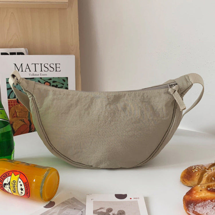 Spacious Nylon Shoulder Bag for Women