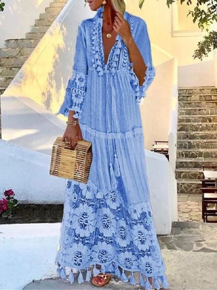 Mattie - Super Stylish Tunic Lace Dress for Women
