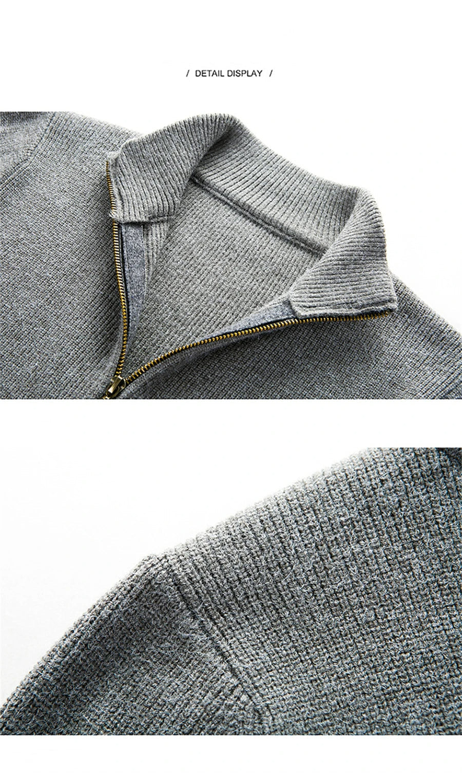 Jens AutumnKnit Vest - Slimfit Vest with Zipper