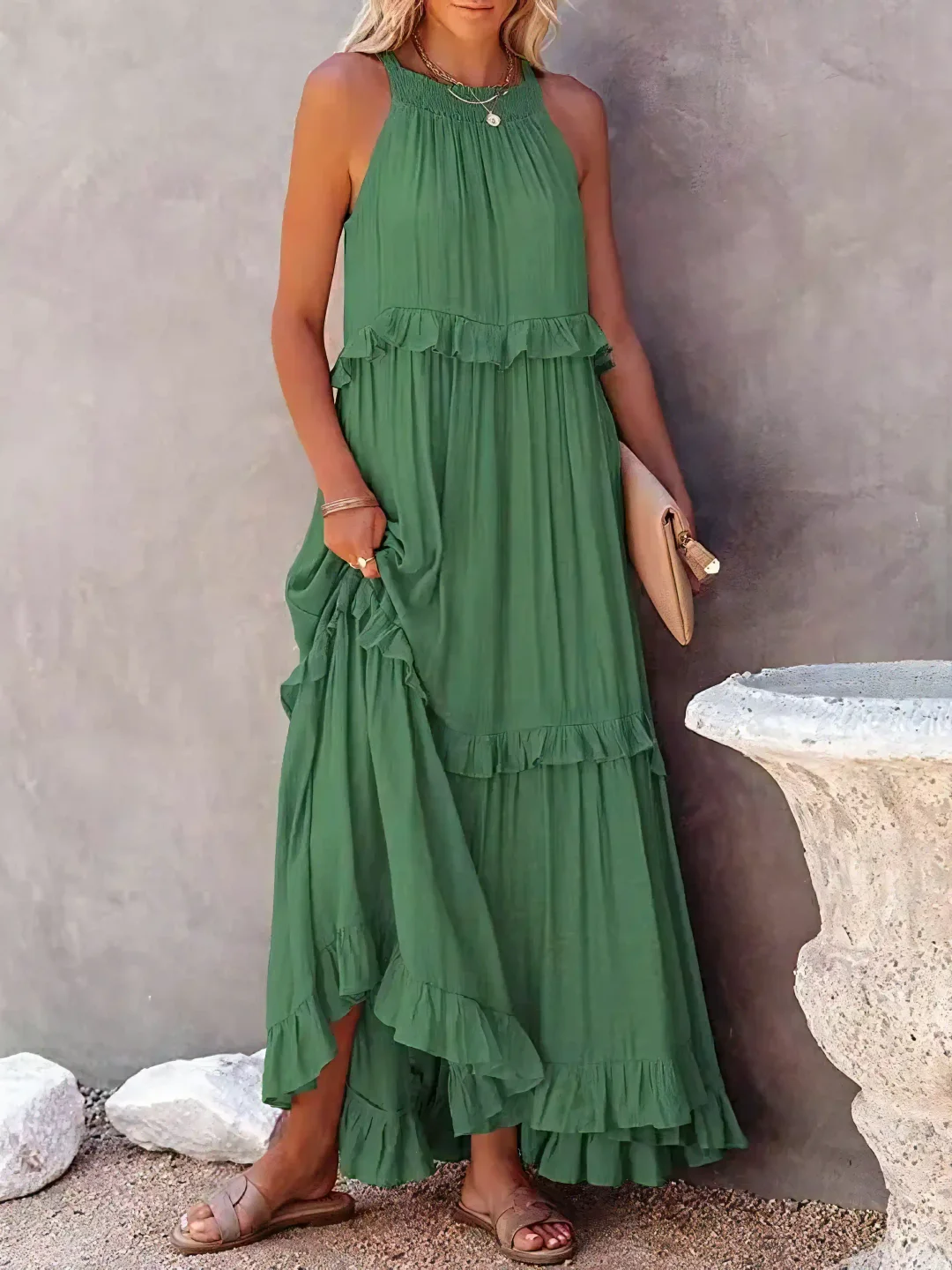 Elsie | Elegant Ruffled Dress