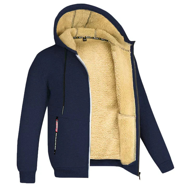 TOMMY - Fleece Zip-up Hoodie
