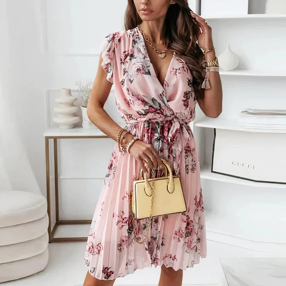 Liliana – Elegant floral dress with a feminine touch