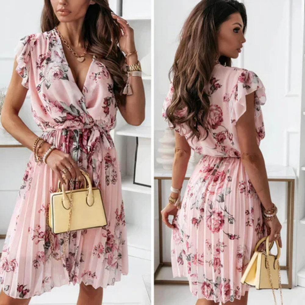 Liliana – Elegant floral dress with a feminine touch