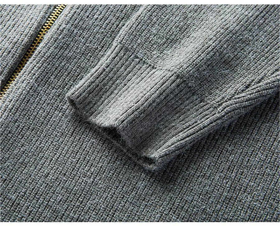 Jens AutumnKnit Vest - Slimfit Vest with Zipper