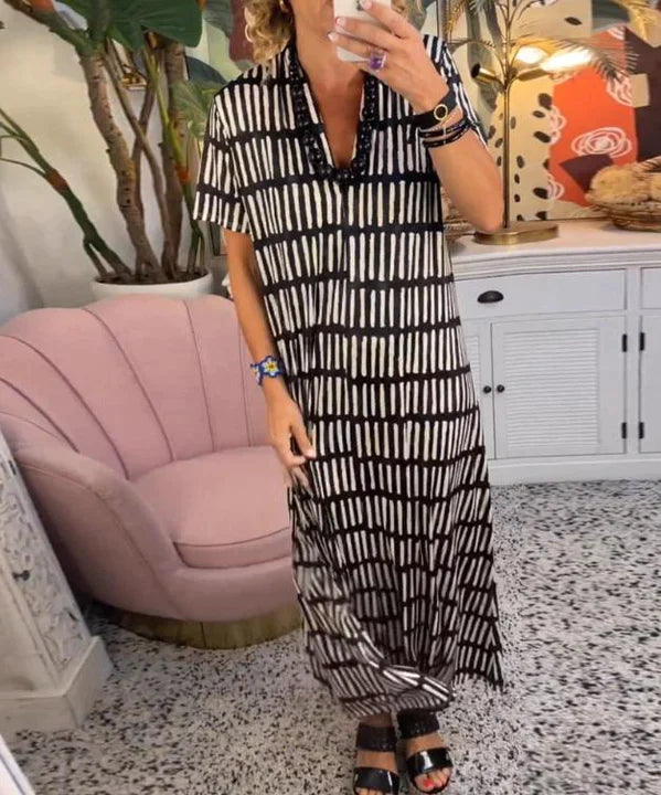 Marlena - V-neck maxi dress
