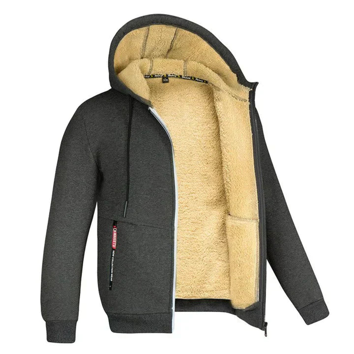 TOMMY - Fleece Zip-up Hoodie