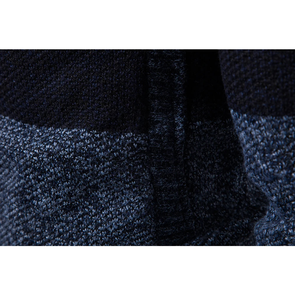 Niek Winter Vest - Striped & Slimfit