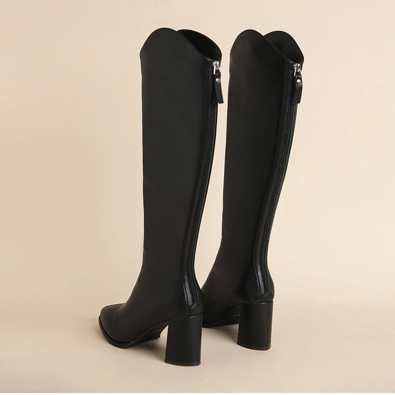 Callie – Stylish Knee-High Riding Boots for Women