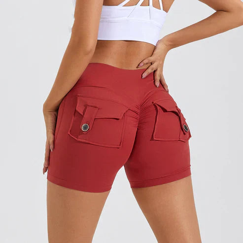 Louisa - High Waist Shorts with Hip Lift Effect