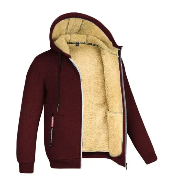 TOMMY - Fleece Zip-up Hoodie