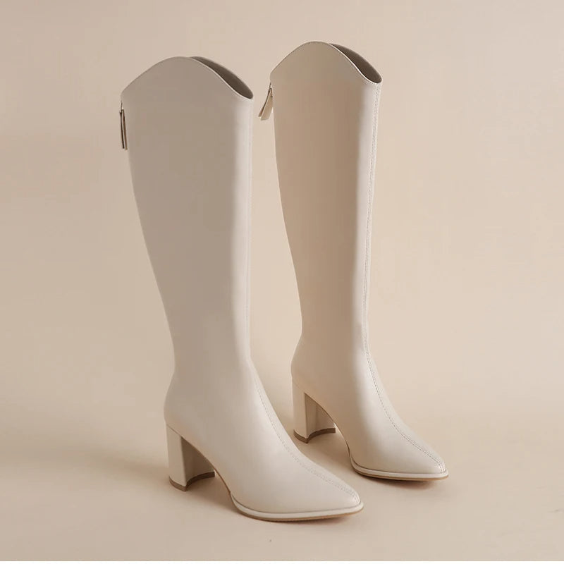 Callie – Stylish Knee-High Riding Boots for Women