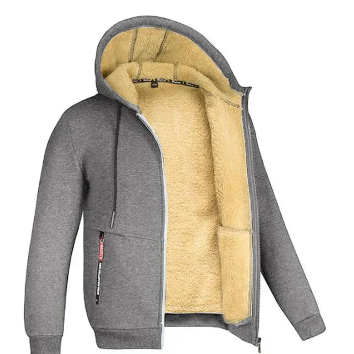 TOMMY - Fleece Zip-up Hoodie