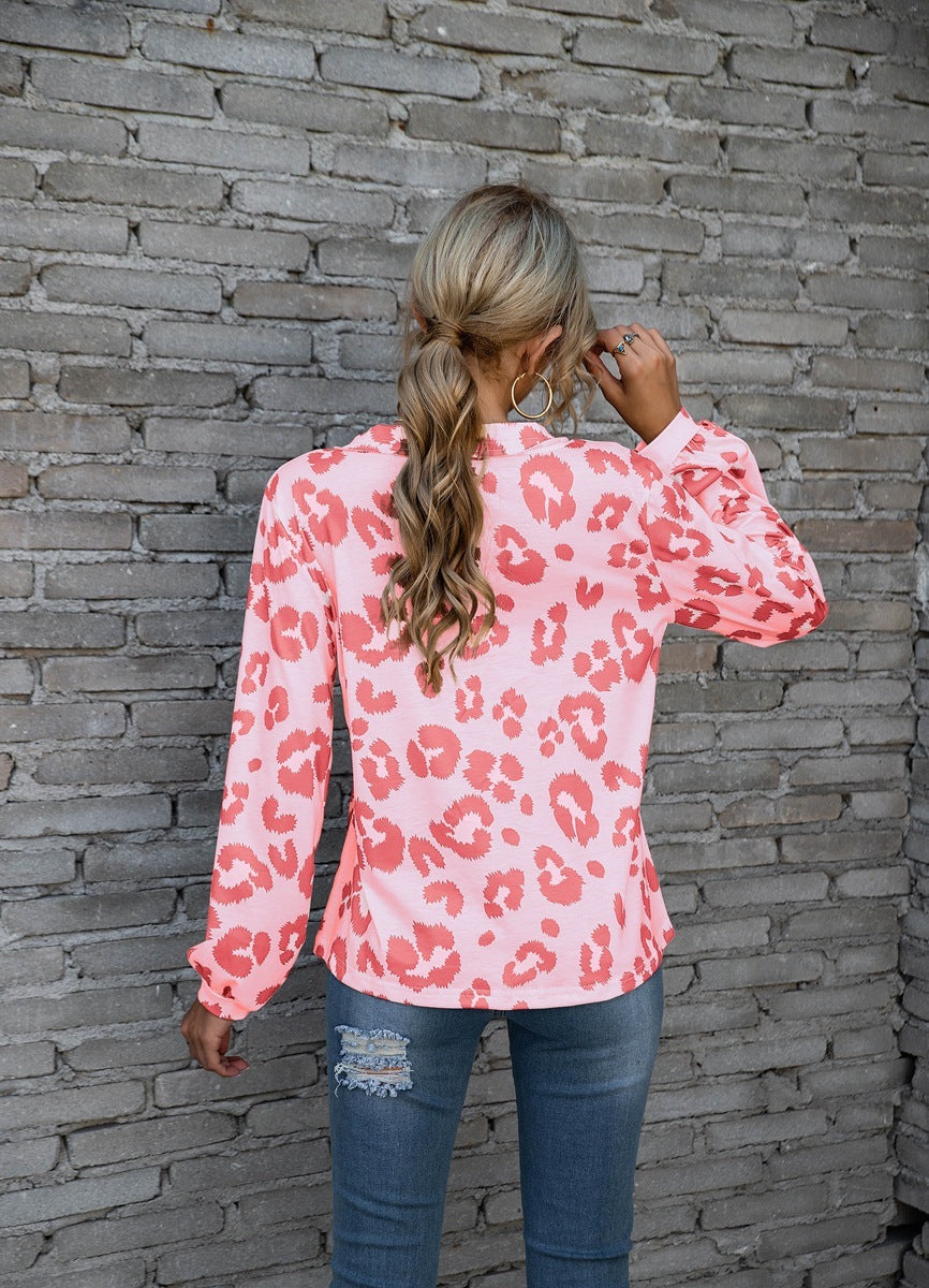Paula | Leopard Print Blouse - Stylish Women's Top