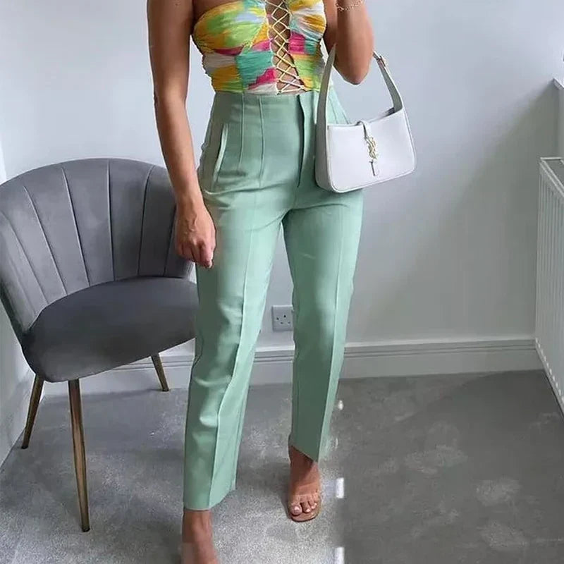 Matilda - High Waist Pencil Pants for Women