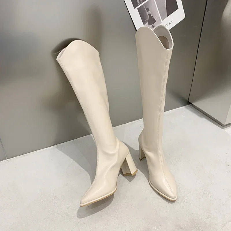 Callie – Stylish Knee-High Riding Boots for Women