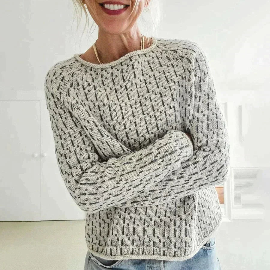 Julia - Elegant Gray Sweater