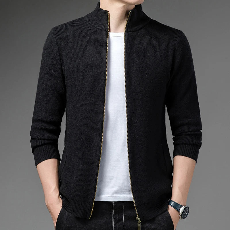 Jens AutumnKnit Vest - Slimfit Vest with Zipper