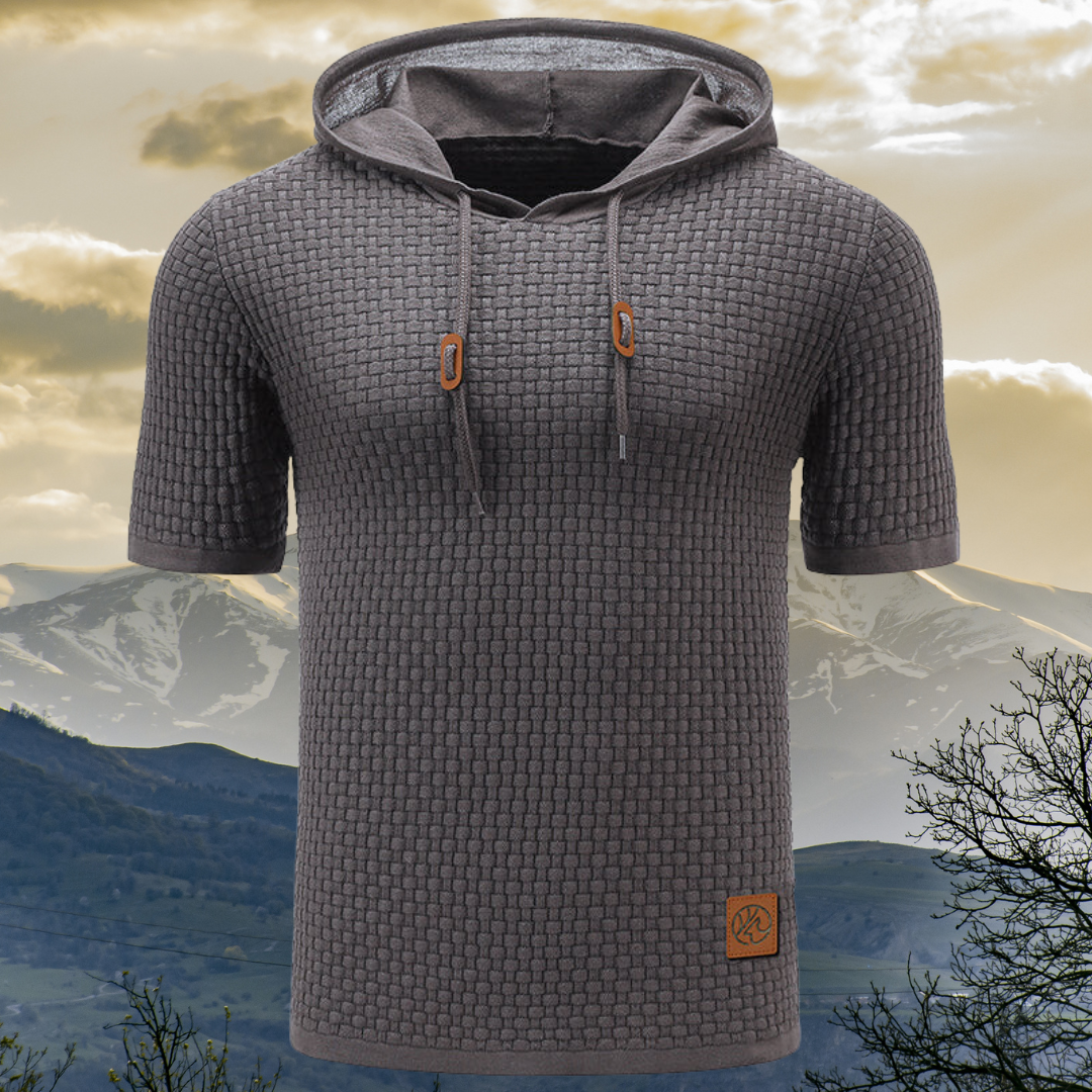 Manor - Short Sleeve Hooded Sweatshirt