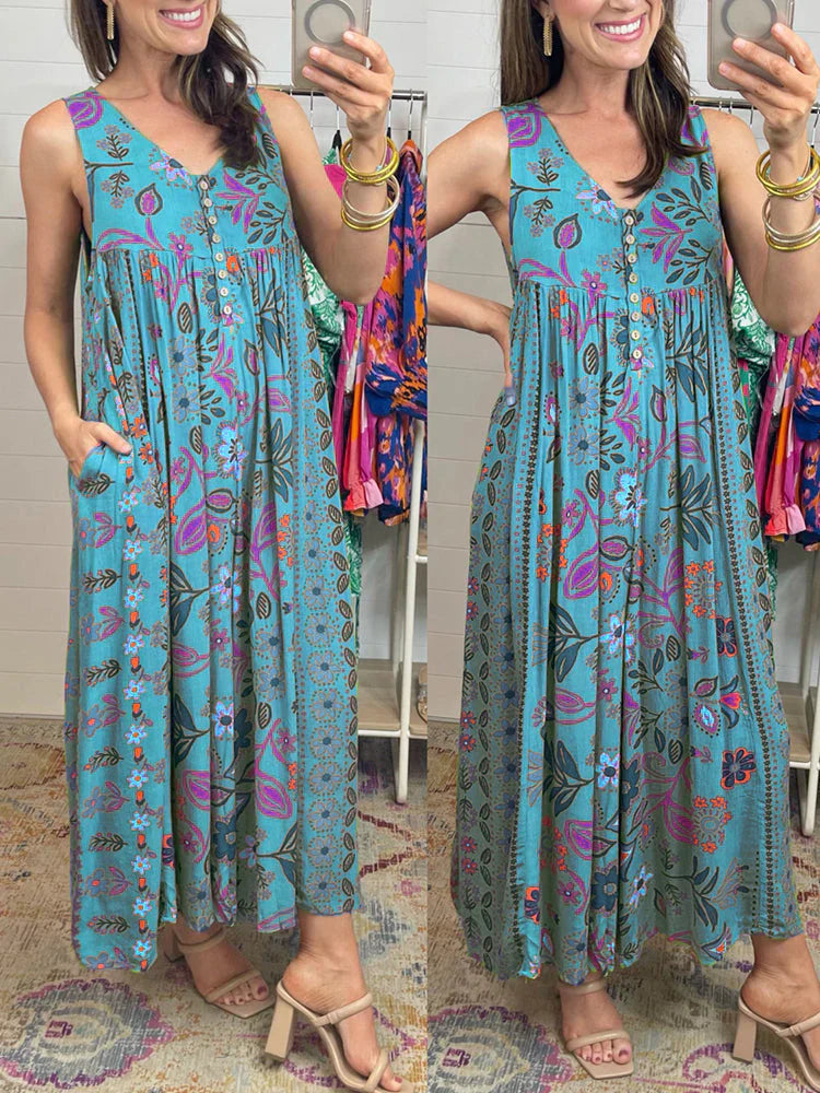 Pauline - Jumpsuit with vintage floral print