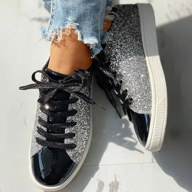 Aria - luxury casual glitter women's shoe