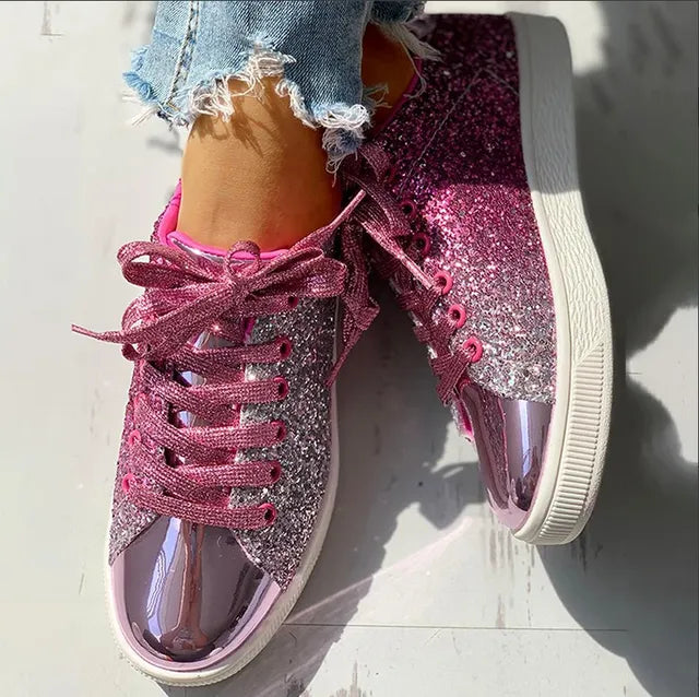 Aria - luxury casual glitter women's shoe