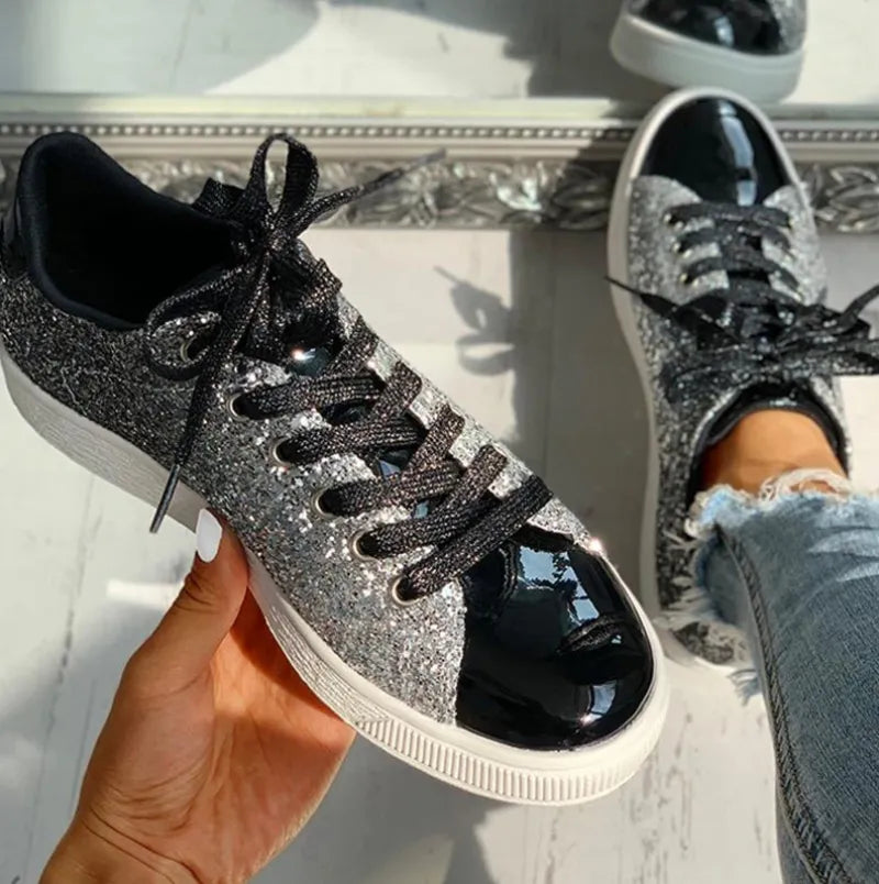 Aria - luxury casual glitter women's shoe
