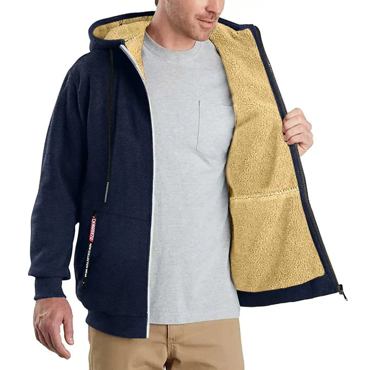 TOMMY - Fleece Zip-up Hoodie
