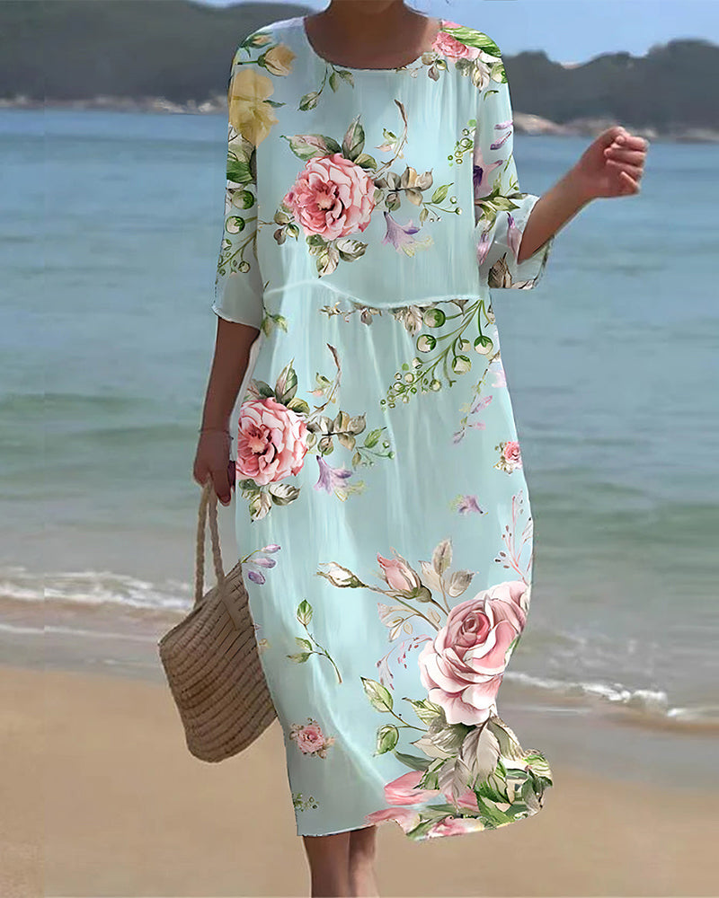 Althea - Elegant Embroidered Dress
