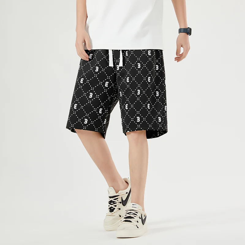 Hady - Trendy Men's Shorts - Summer Short Pants with Elastic Waist and Pattern
