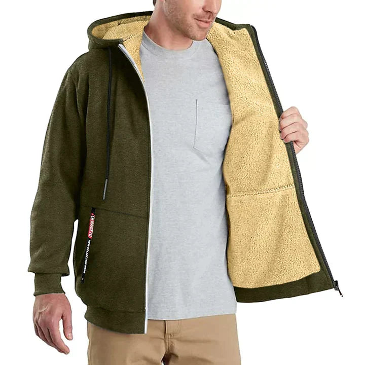 TOMMY - Fleece Zip-up Hoodie
