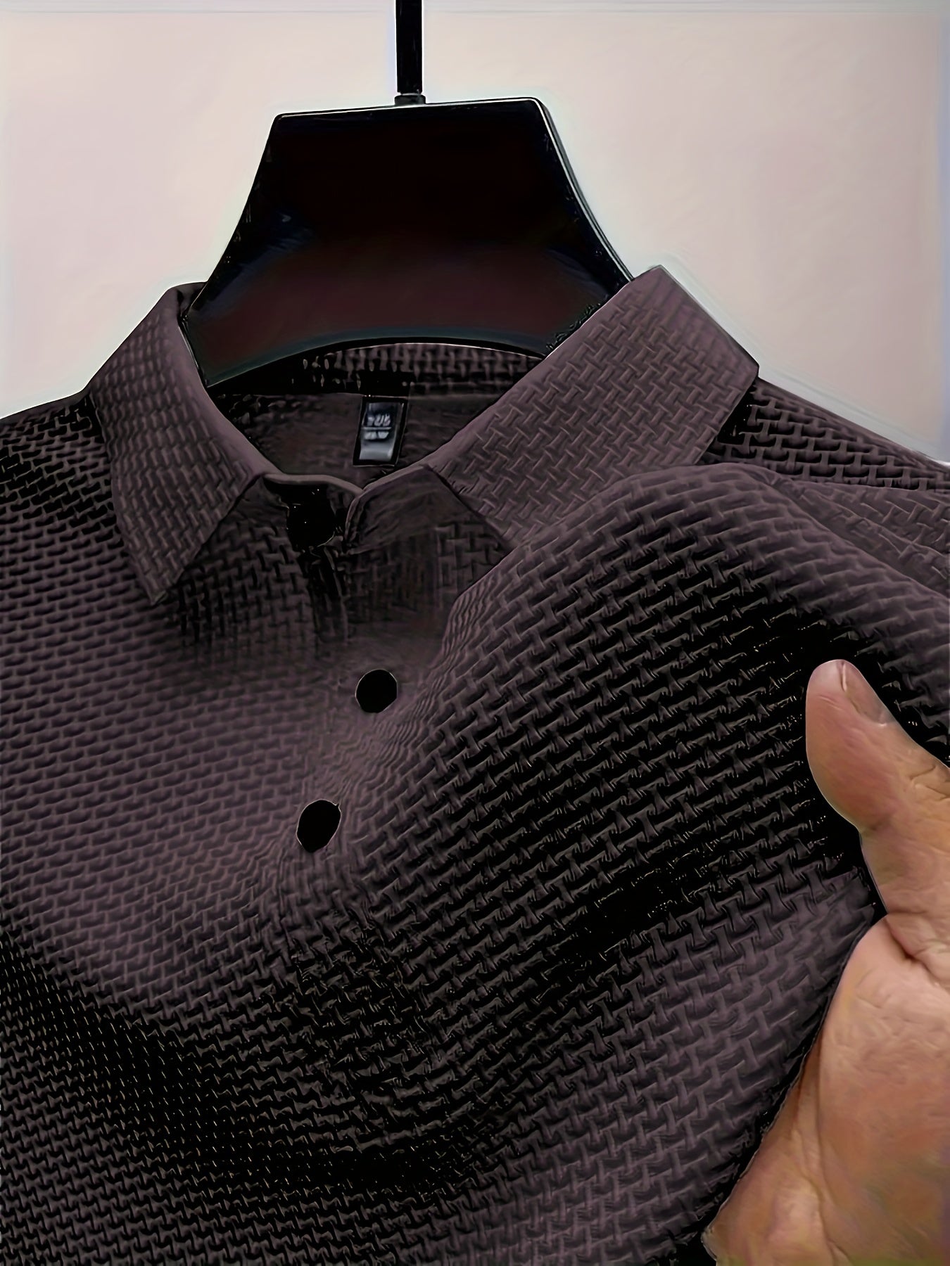 Shirt - Sporty - Jacquard - Short Sleeve - Ideal for Summer Outfits