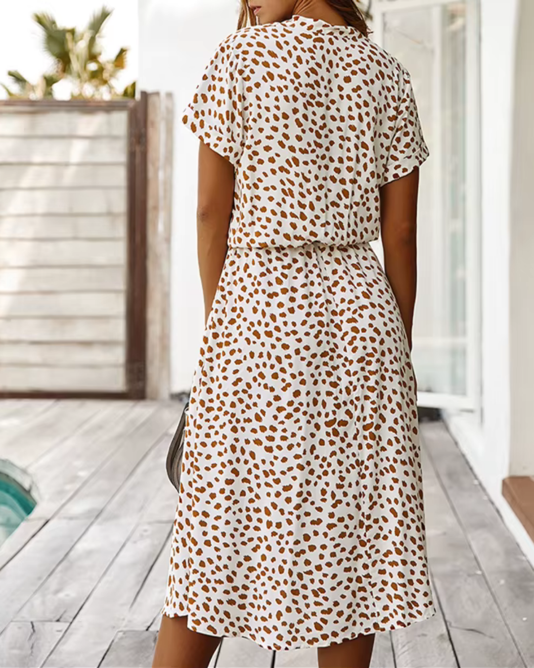 Cecilia - Trendy Dress with Flowing Fit for Sunny Days