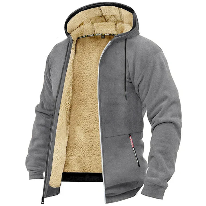 TOMMY - Fleece Zip-up Hoodie