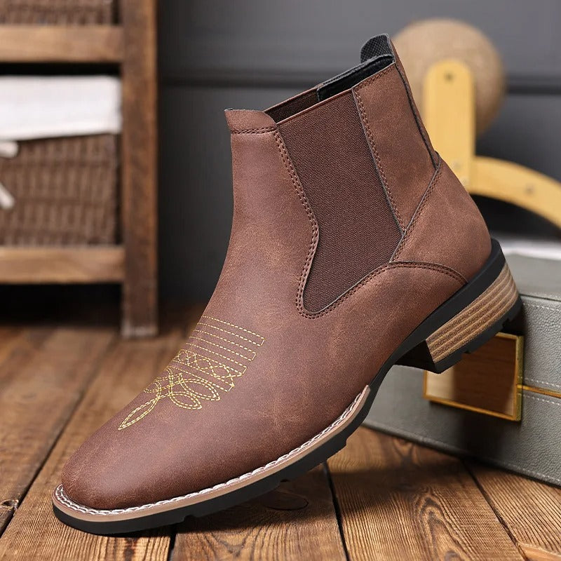 Manoel - Boots for Men in Cowboy Style with Elegant Design