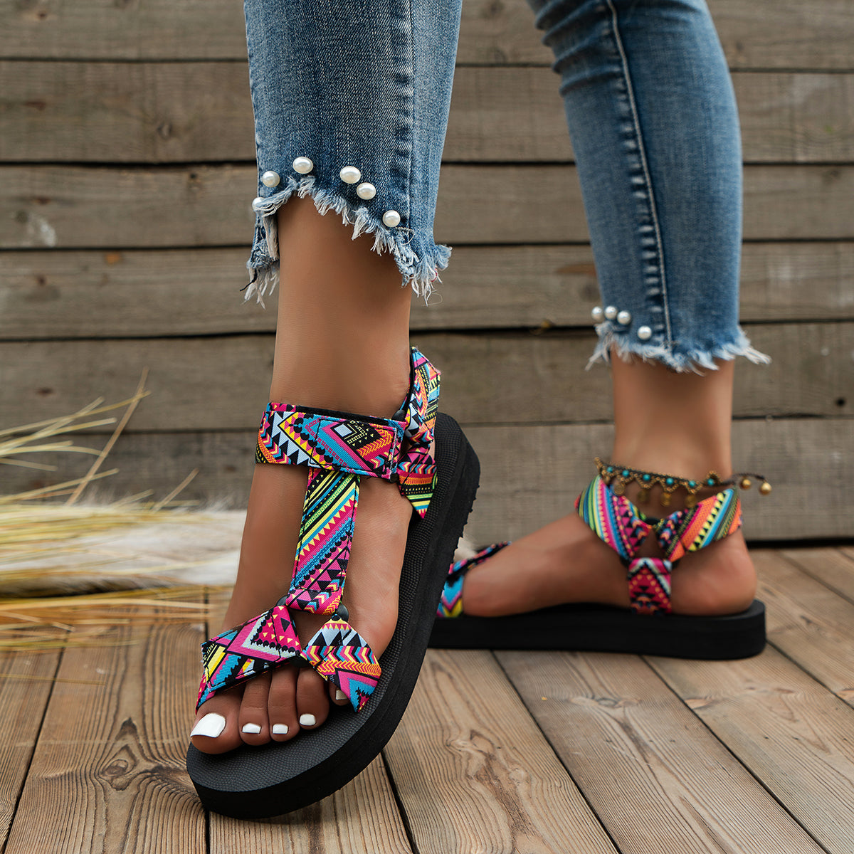 Elsie - Flat Summer Sandals