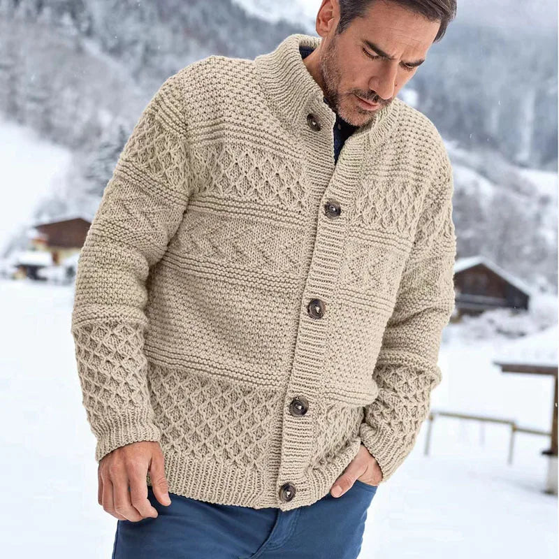 Luuk Winter Vest - Warm Vest with Trendy Buttons