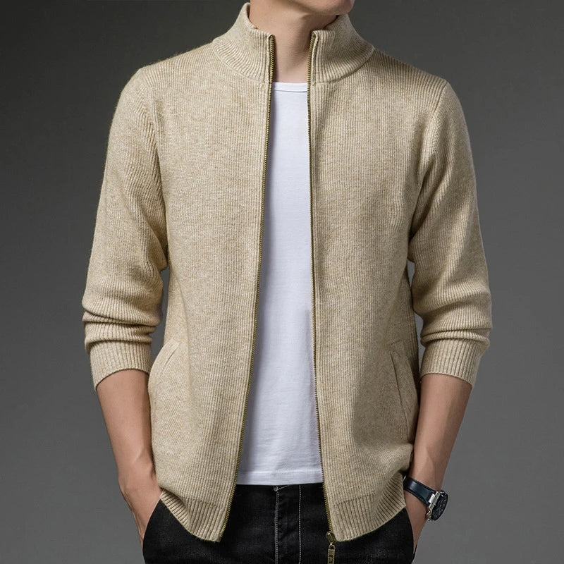 Jens AutumnKnit Vest - Slimfit Vest with Zipper