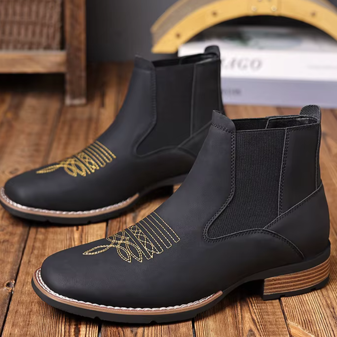 Manoel - Boots for Men in Cowboy Style with Elegant Design