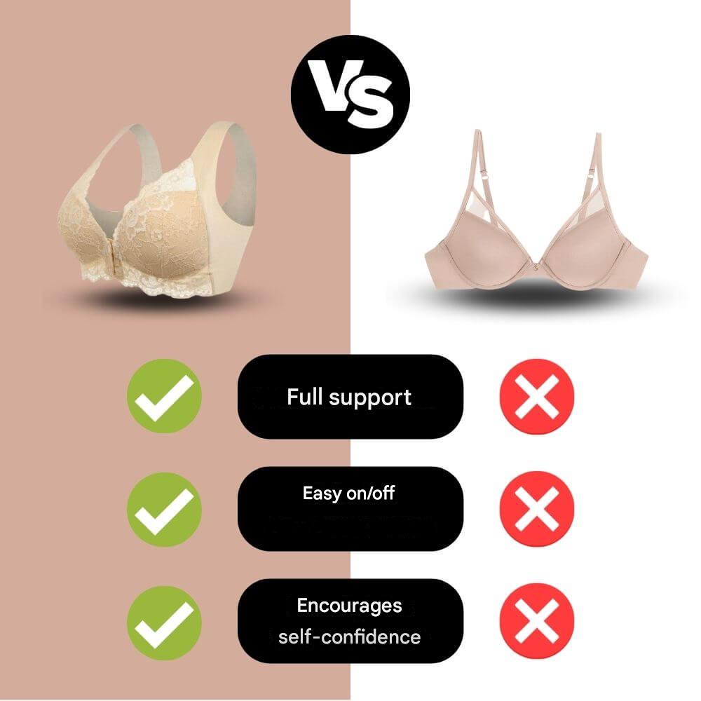 Marlene Front-Closure Bra for Sagging Breasts – Buy 1, Get 1 Free