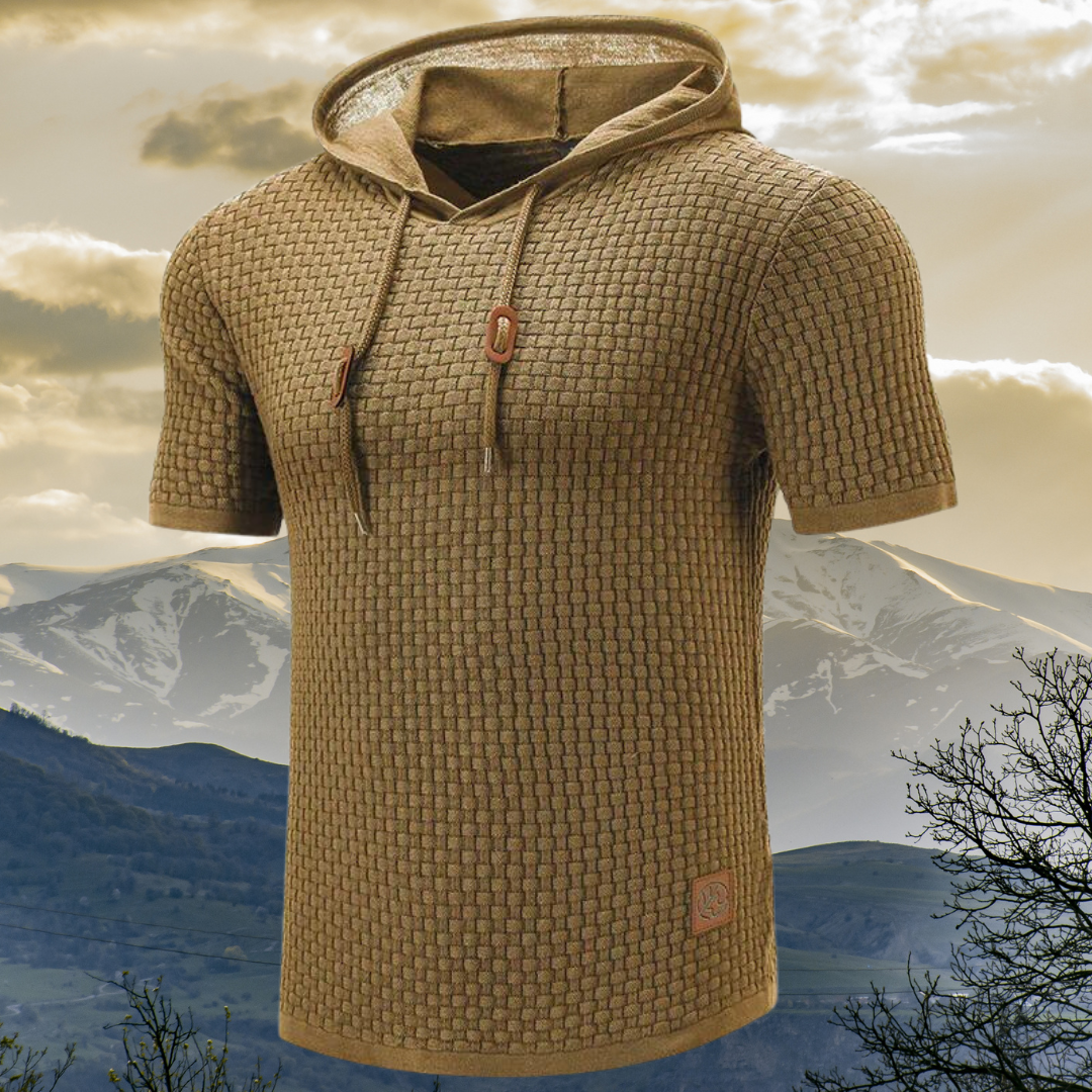 Manor - Short Sleeve Hooded Sweatshirt