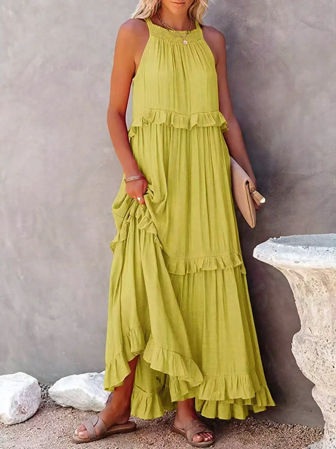 Elsie | Elegant Ruffled Dress