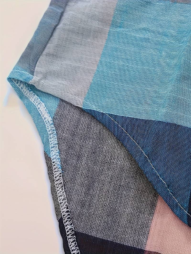 Emma – casual shirt with plaid pattern